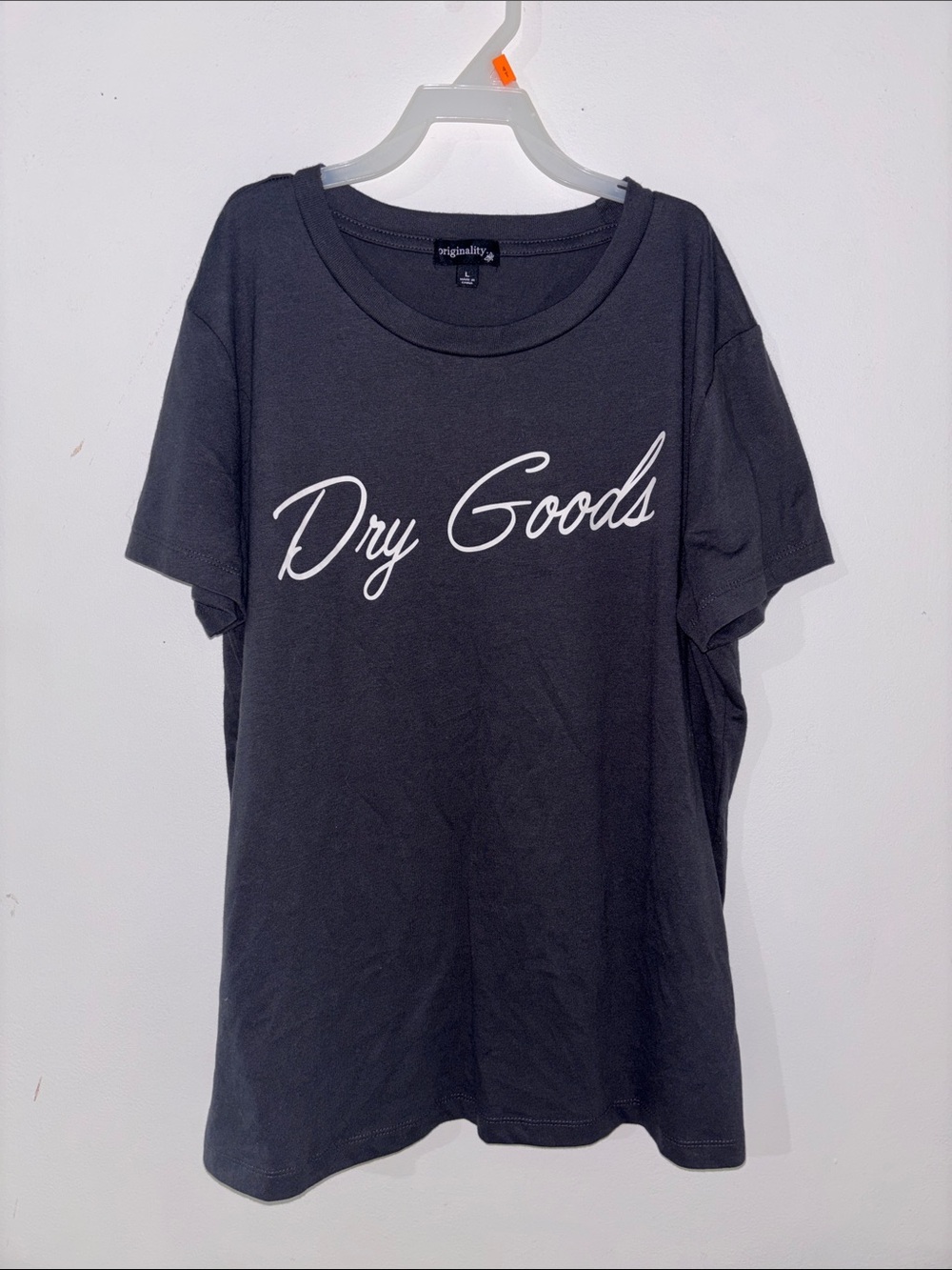 Black "Dry Goods" Graphic Tee